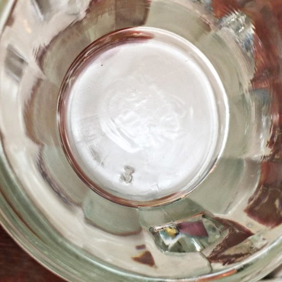 Vintage Clear Glass Mug Beer Ale Panel Base Heavy - Picture 9 of 9
